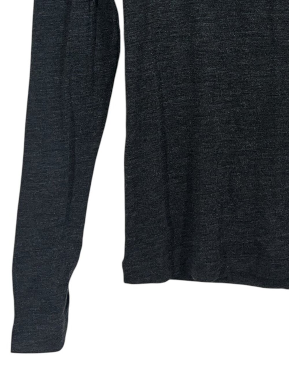 COS Wool LS Fine Knit Scoop Neck Sweater Top Gray Medium New - Picture 2 of 5
